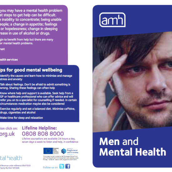 AMH Men Mental Health Leaflet